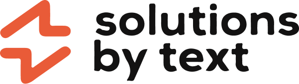 Solutions by Text logo